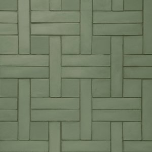 Green色のWeaving屋外床